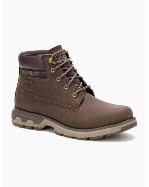 Caterpillar Brown Cat Pursue Wp Waterproof Boots for men