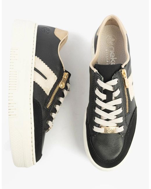 Rieker Black M1912 Casual Shoes