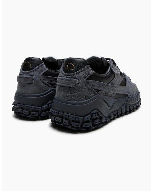 Ellesse Blue Luxe El42 Lace-Up Lug Sole Sneakers for men