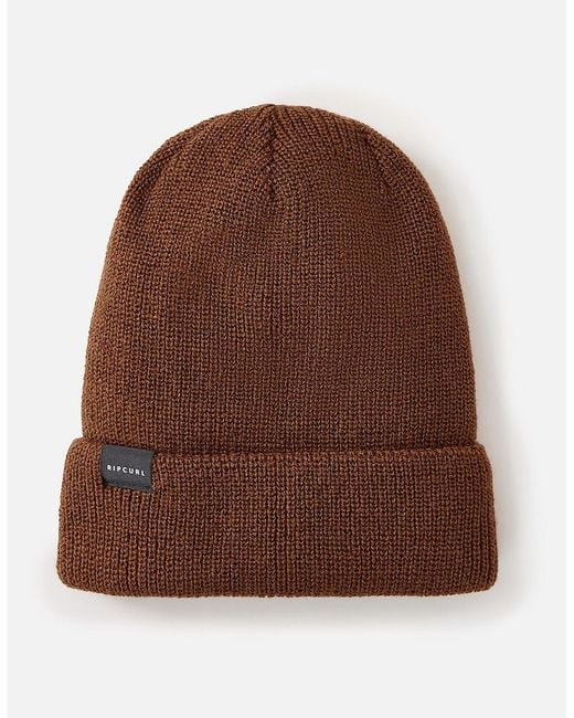 Rip Curl Brown Rip Curl Impact Beanie for men