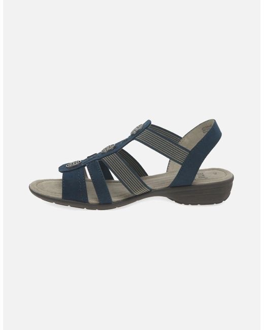 Softline Blue Kali Sandals