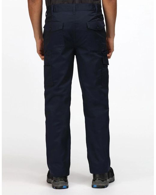 Regatta Blue Professional Cargo Waterproof Trousers for men