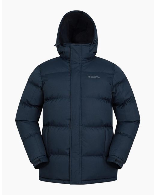 Mountain Warehouse Blue Snow Padded Jacket for men