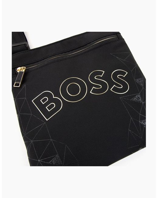 Boss White Catch Gl Structured Nylon Seasonal Pattern Envolop 001 for men