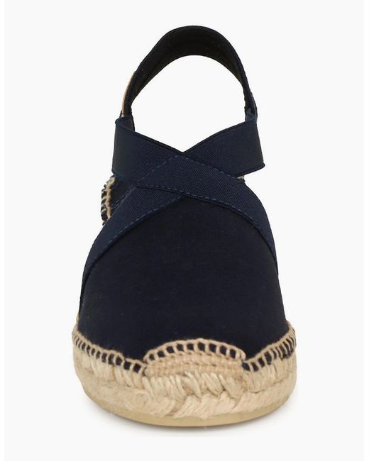 Toni Pons Blue Ter Wedge Heeled Espadrilles