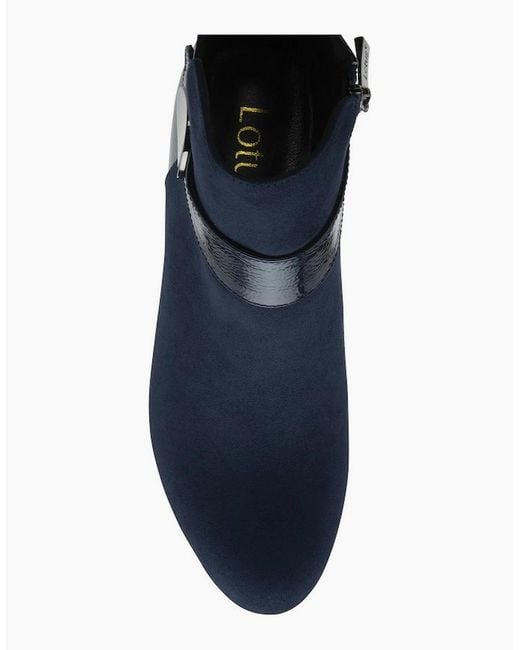 Lotus Blue Kirsty Ankle Boots