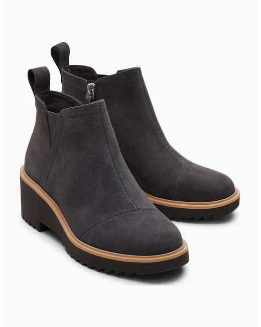 TOMS Blue Maude Ankle Boots