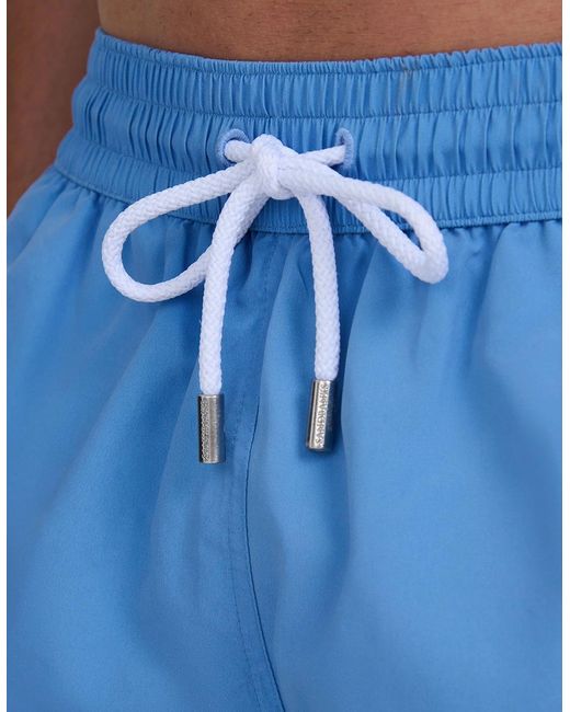 Sandbanks Blue Badge Logo Swim Short Dusty for men