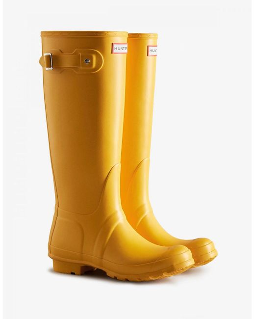 Hunter Yellow Original Tall Wellies