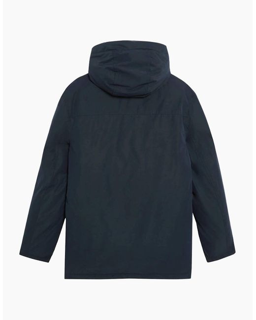 Lyle & Scott Blue Lyle & Scott Dark Membrane Parka for men
