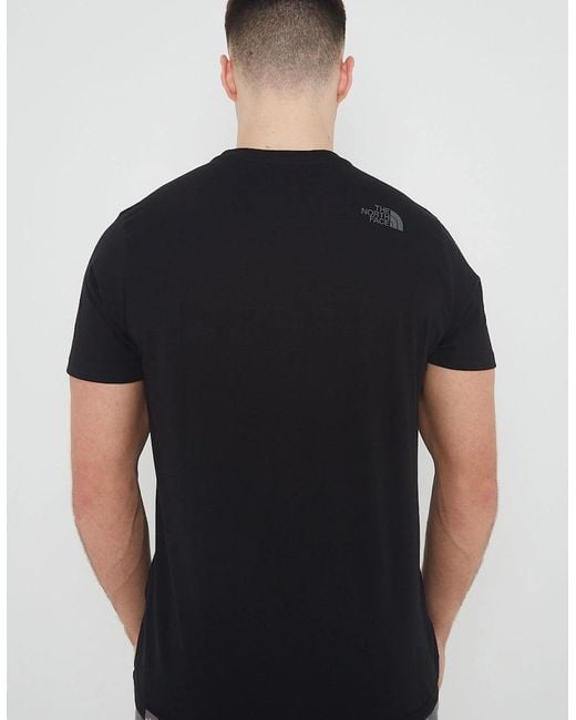 The North Face Black Easy Tee Short Sleeve T-Shirt for men
