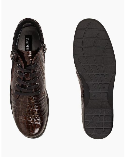 Caprice Brown Amanda Ankle Boots