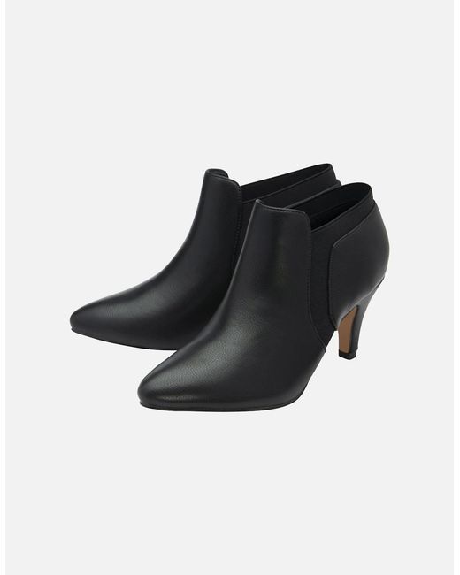 Lotus Black Kristina High Cut Court Shoes