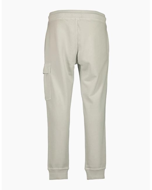 C P Company Natural Resist Dyed Diagonal Fleece Lens Sweatpants for men