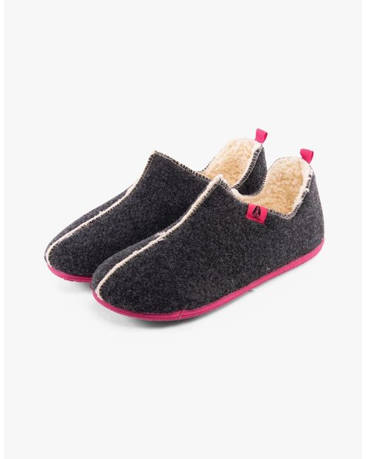 Hush Puppies Blue Good Slippers Charcoal
