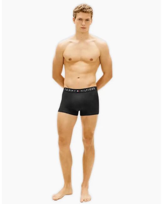 Tommy Hilfiger Blue 3-Pack Th Original Boxer Trunks, /Desert for men