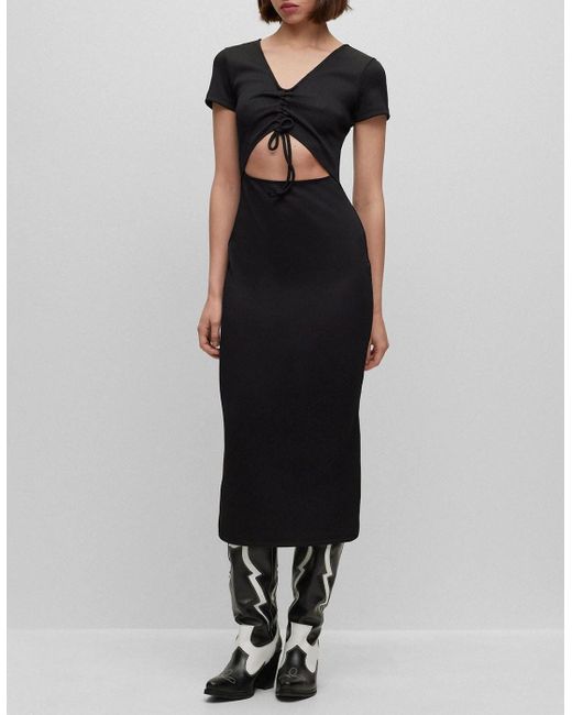 Boss Black Nalexi Midi Dress
