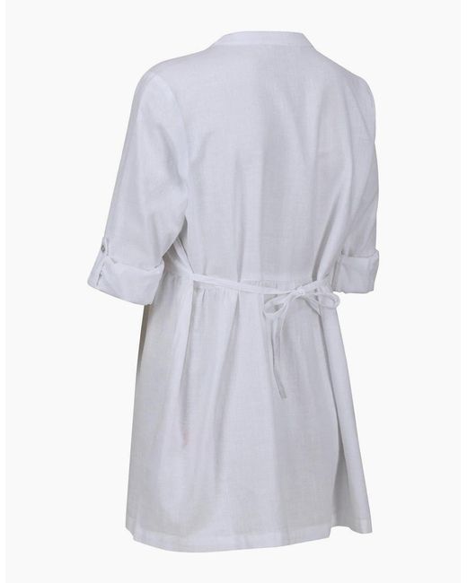 Regatta Blue Notched Neck Relaxed Fit Shirt