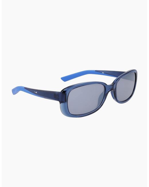 Nike Blue Breeze Oval Sunglasses for men