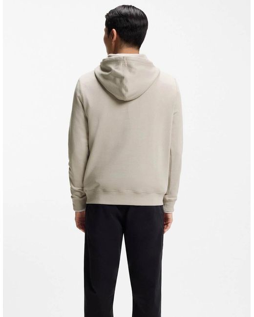 Boss Natural Boss Wetalk Pullover Hoodie With Logo Patch for men