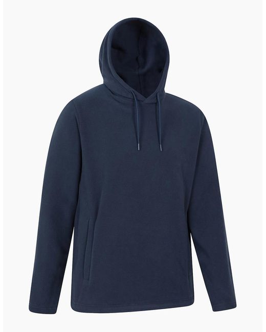 Mountain Warehouse Blue Raso Hooded Hoodie for men