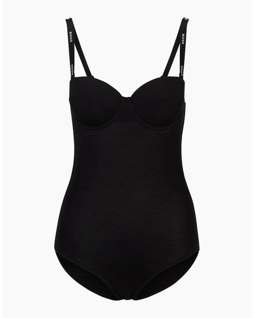 Boss Black Logo Strap Bodysuit