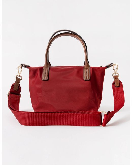 Tommy Hilfiger Red Popette Mini Tote Bag
