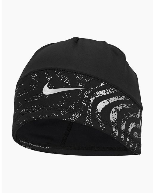 Nike Black U Terra Reflective Dri-Fit Uncuffed Beanie for men