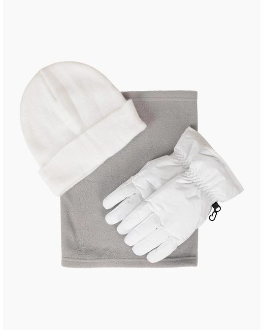 Mountain Warehouse Gray Ladies Snow Accessories Set