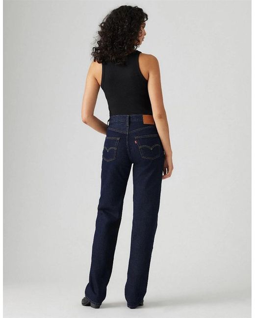 Levi's Blue 501 90S Western Five Pocket Jeans