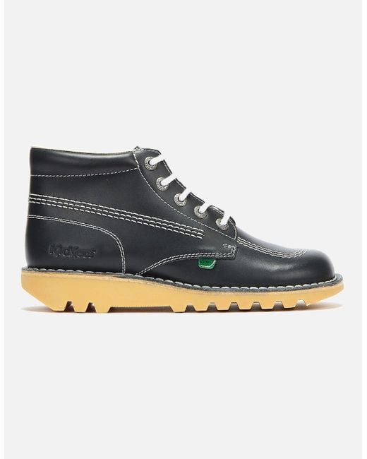 Kickers Blue Kick Hi Core/Natural Leather Boots for men