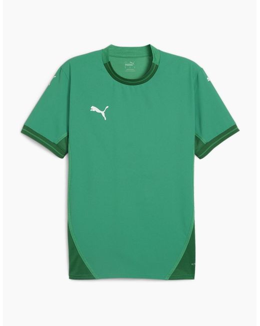 PUMA Green Teamfinal Jersey T-Shirt for men