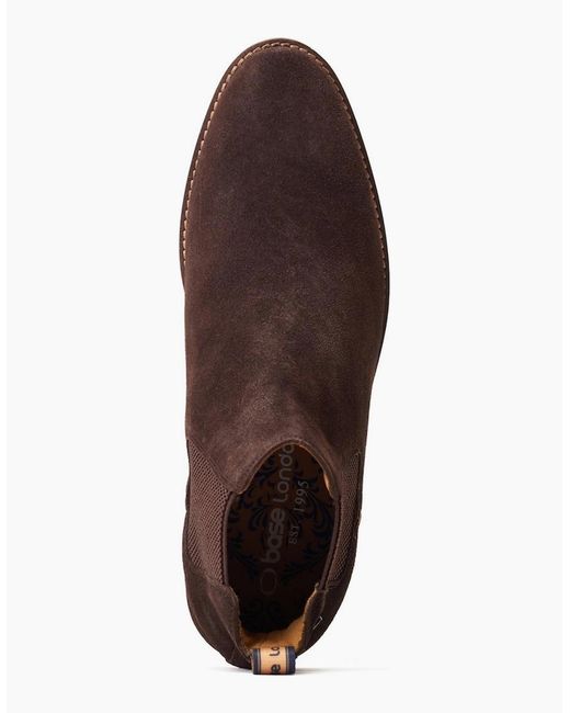 Base London Brown Virgil Chelsea Boots for men