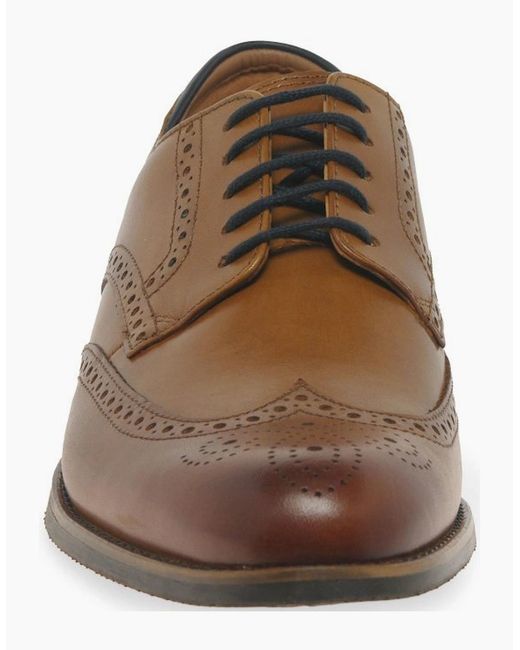 Clarks Brown Craftarlo Limit Brogues for men