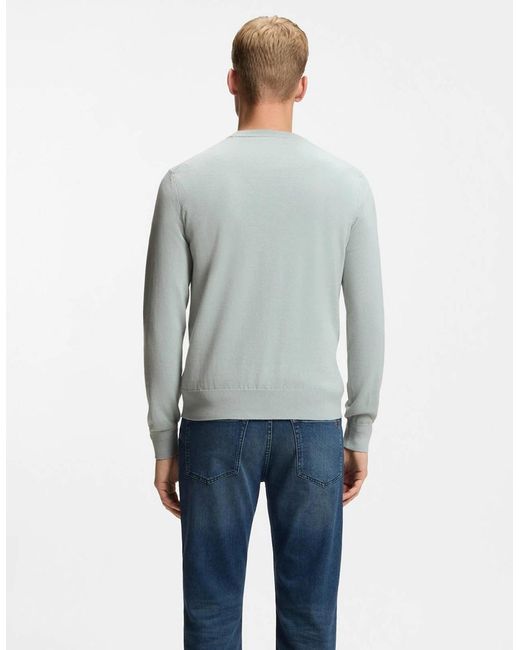 Boss Gray Boss Kanovano Crew Neck Jumper for men