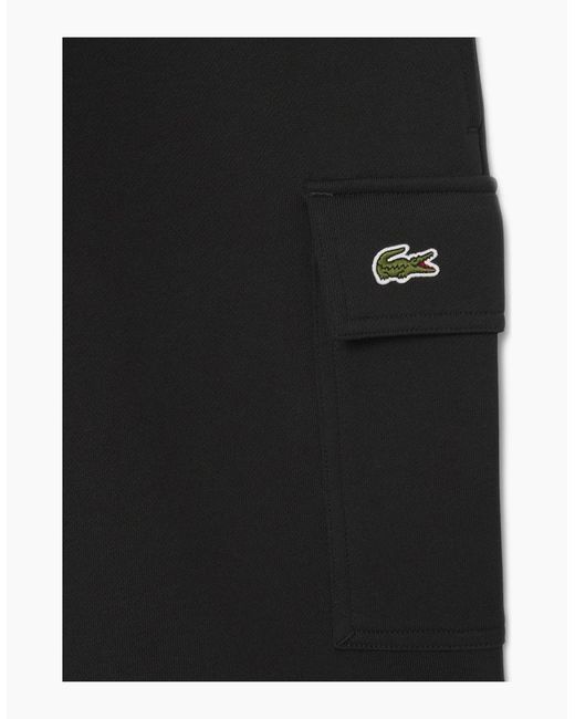 Lacoste Black Gh9743 Cargo Jog Shorts