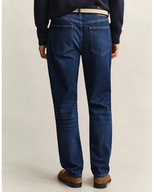Gant Blue Regular Fit Jeans for men