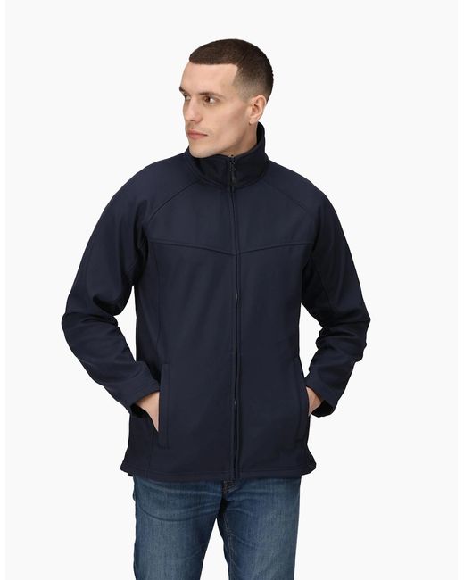 Regatta Blue Uproar Lightweight Wind Resistant Softshell Jacket for men