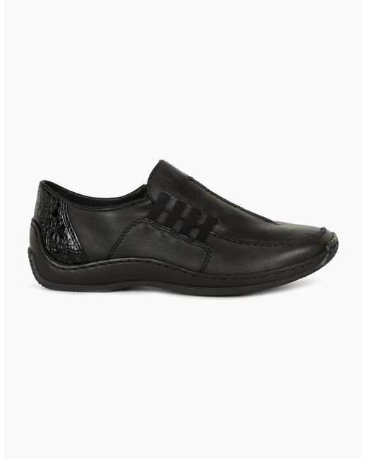 Rieker Black Century Shoes