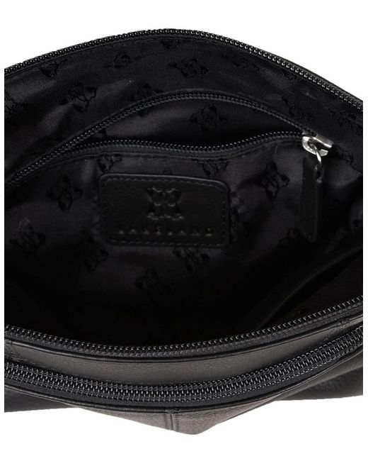 Lakeland Leather White Raven Cross Body Bag
