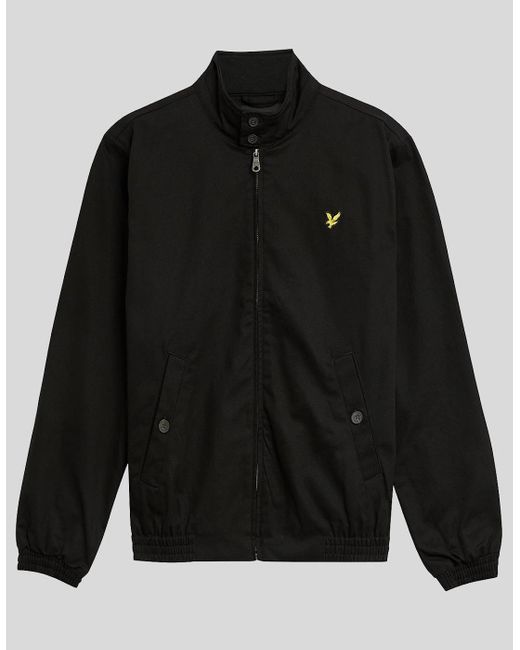 Lyle & Scott Black Harrington Jacket for men