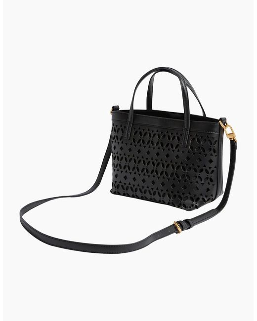 Ted Baker Black Lissann Laser Cut Mini Shopper Bag