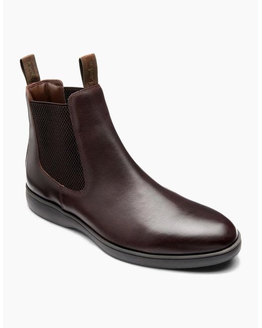Loake Brown Conrad Chelsea Boot Dark for men