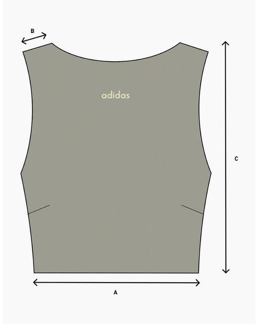 Adidas Gray Ath Tank Vest