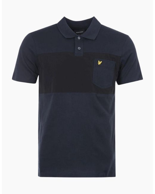 Lyle & Scott Blue Lyle & Scott Utility Polo Shirt for men