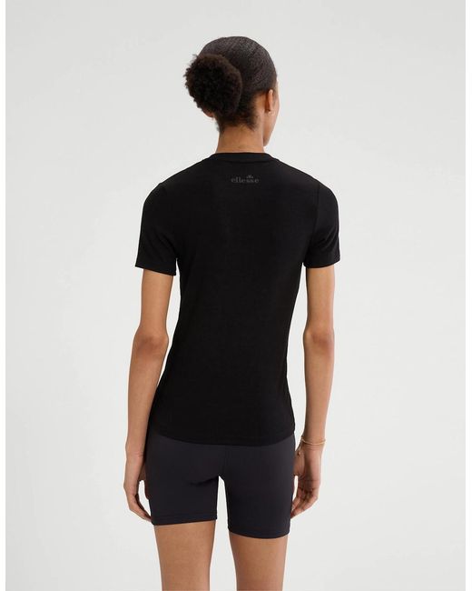 Ellesse Black Reino Slim Tee