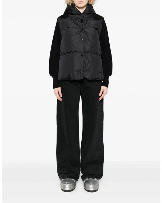 Canada Goose Black Hybridge Astonia Knit Hoody