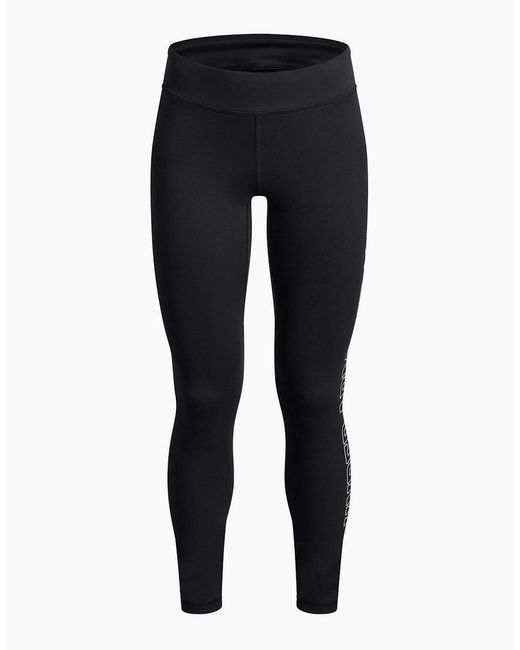 Under Armour Black Motion Logo Print Shapewear Leggings