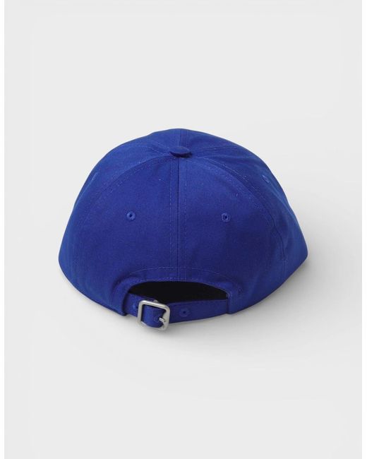 Burberry Blue Ekd Applique Baseball Cap for men