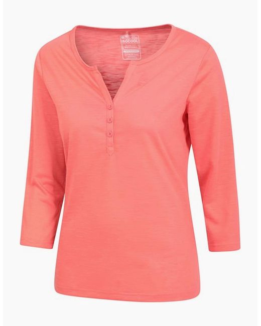 Mountain Warehouse Pink Ladies Paphos Quick Dry Uv Protection Top
